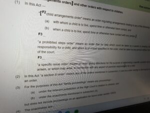 There is no legal definition of reasonable child contact is.